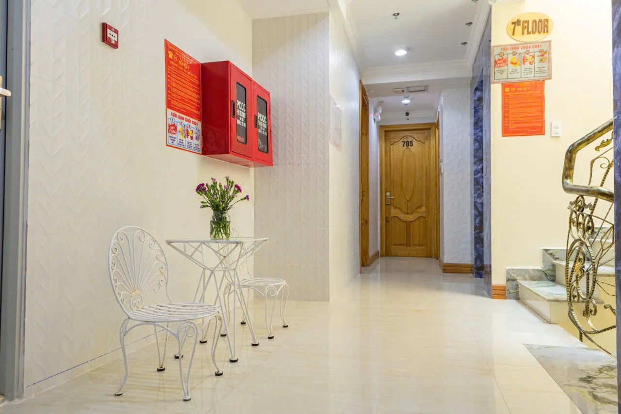 Hành lang Happy Star Hotel