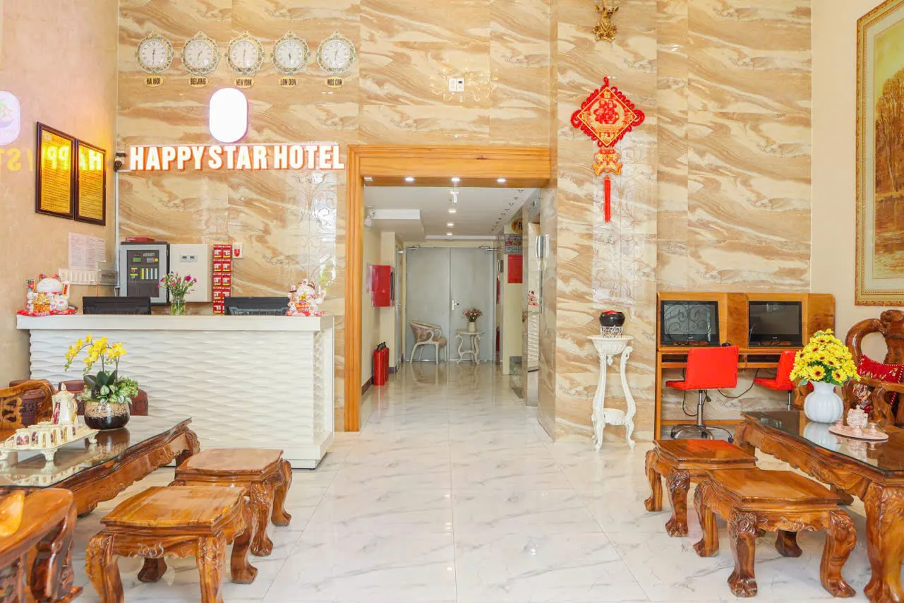Sảnh lễ tân Happy Star Hotel